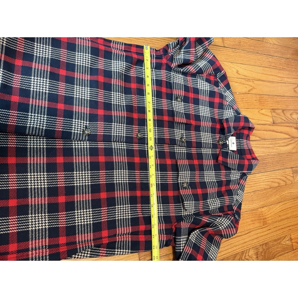 Tuckernuck Platt Ranch Shirt Jacket Shacket in Red Plaid Size Small - Picture 8 of 9